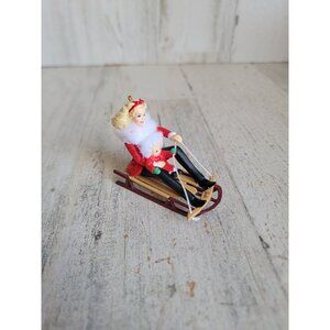 Hallmark Barbie and Kelly on sled ornament Xmas